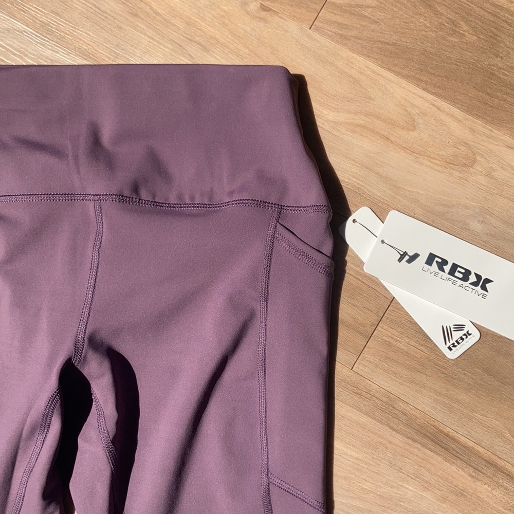 RBX ankle legging w cell phone pocket wicking & flexibility size S - Picture 7 of 17